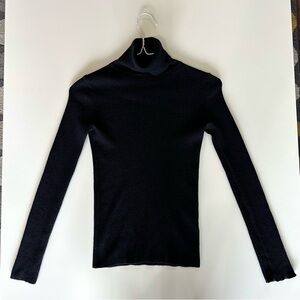 Merino ribbed turtleneck sweater Uniqlo - size XS